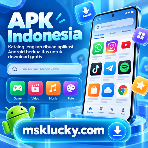 Memahami Alur pengelolaan aplikasi pada layar utama Bersama Pengantar msklucky APK